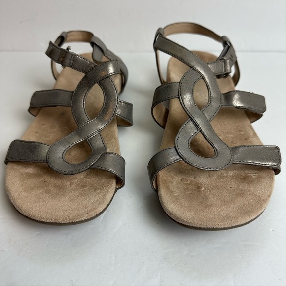 Vionic Jodie Women's Size 9 Sandals or UK 7 or EU 41 Strappy Shoes Silver - Picture 5 of 9